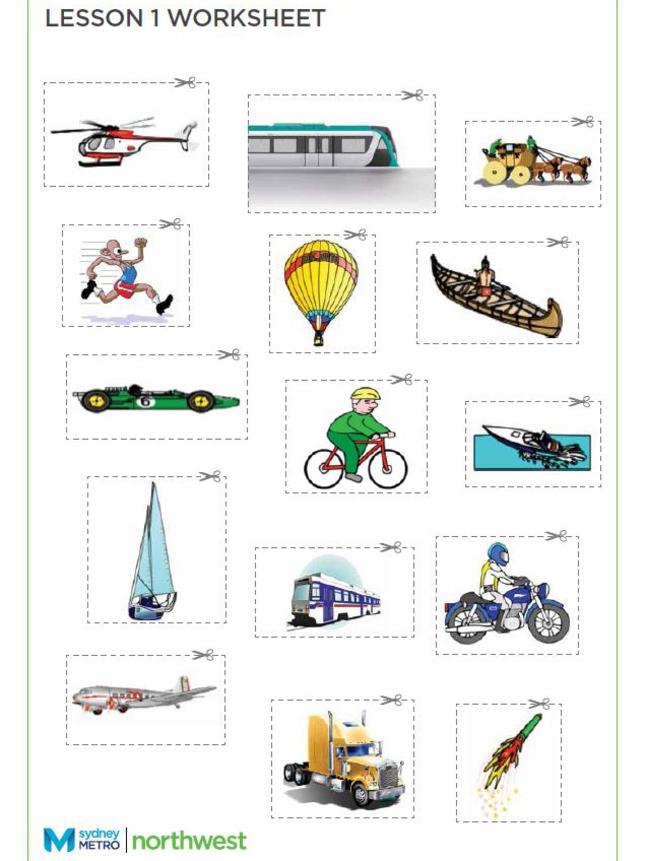 One of the school worksheets.