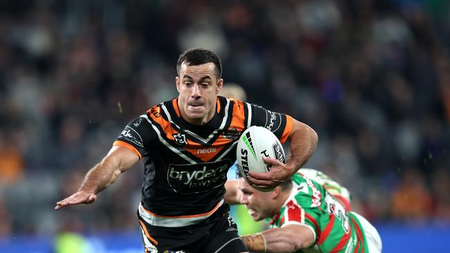 Wests Tigers flyer Corey Thompson has been released from the remainder of his contract to join Gold Coast until the end of the 2022 NRL season. Picture. News Corp