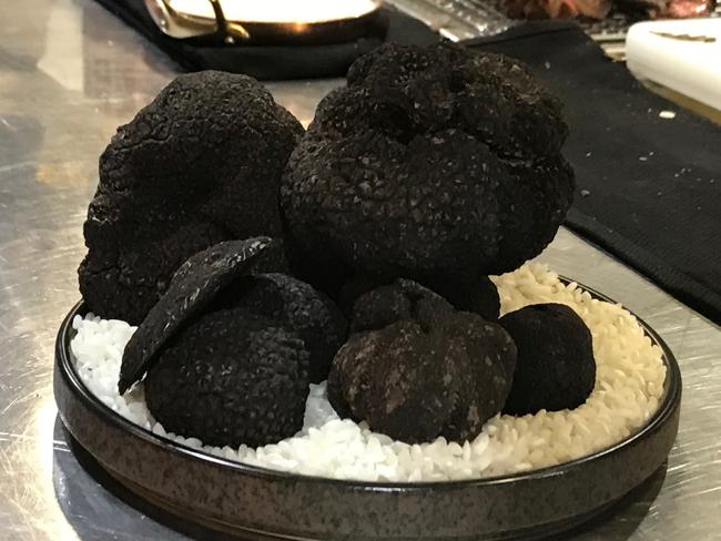 Fresh truffles take pride of place at Black Bar. Pictures: Jenifer Jagielski