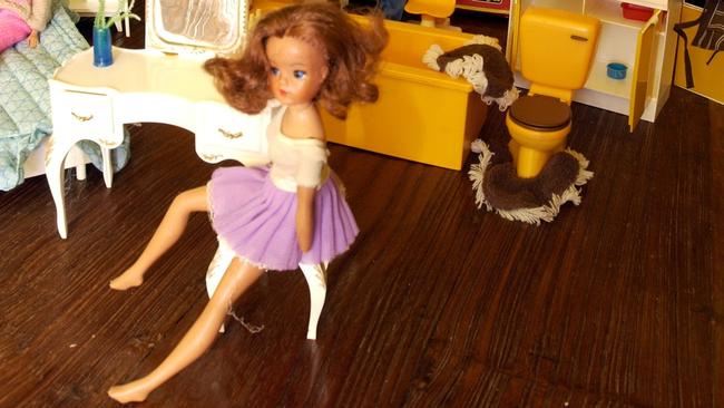 A Sindy doll from the 1970s strikes a pose. Picture: Ian Cugley