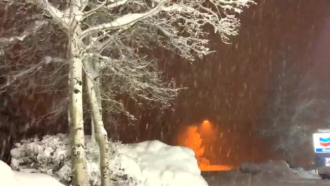 Heavy Snow Covers Flagstaff as Winter Storm Sweeps Northern Arizona