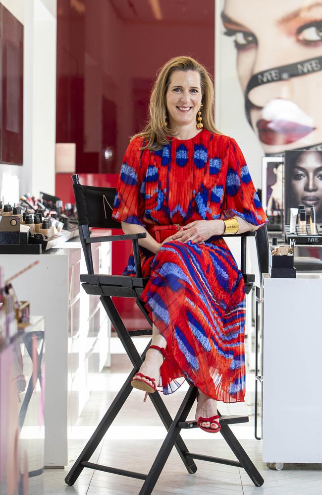 Founder of Mecca Cosmetica, Jo Horgan. Photo: Aaron Francis/The Australian.