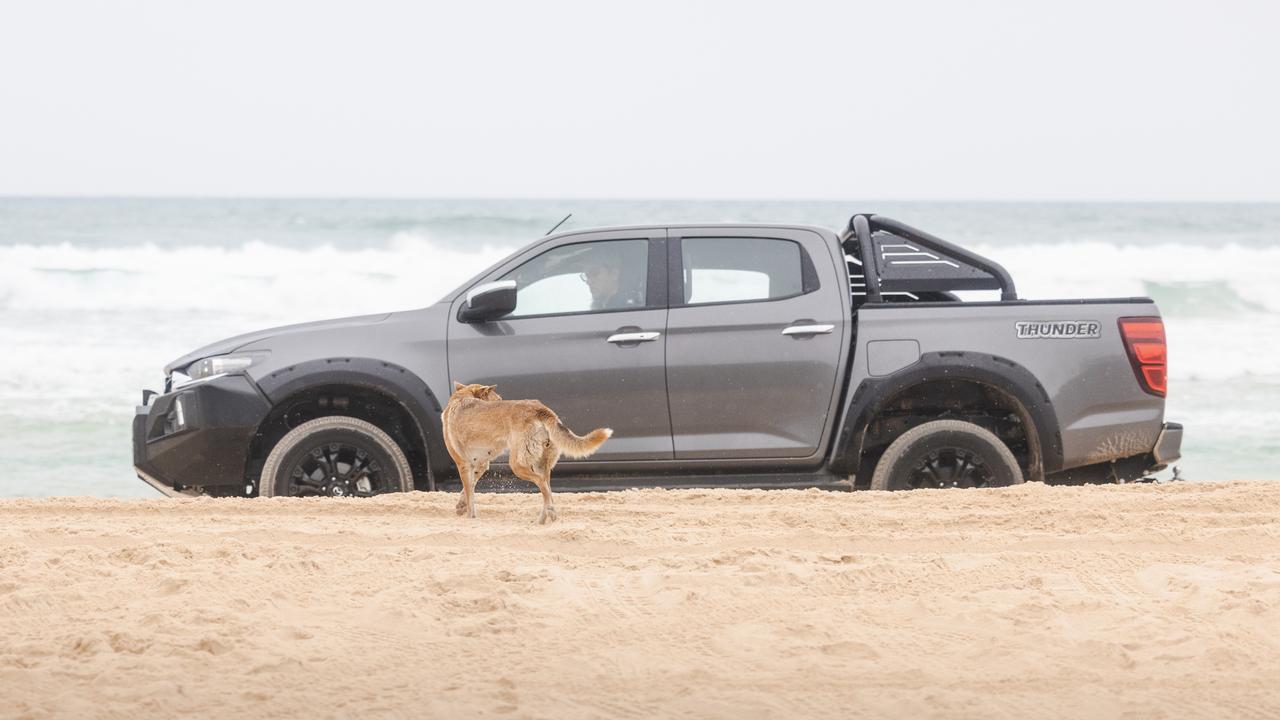 Driving in deep sand calls for caution. Photo: Iain Curry