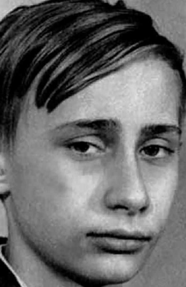 Vladimir Putin pictured in his younger years. Picture: Zumapress.com/Australscope