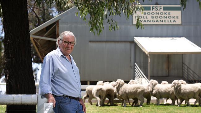 The late Colin Bell pictured at Boonoke Station near Deniliquin in southern NSW.