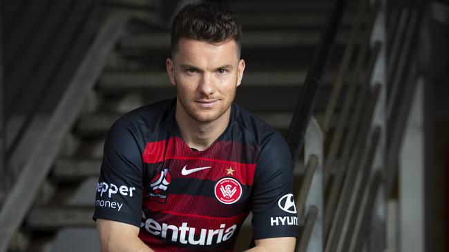 Western Sydney Wanderers‘ German star Alex Baumjohann. Picture: Justin Lloyd.