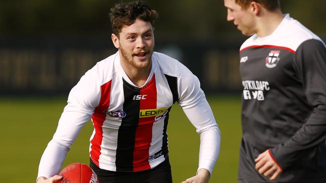 Jack Steven is one of St Kilda’s prime movers. Picture: Wayne Ludbey