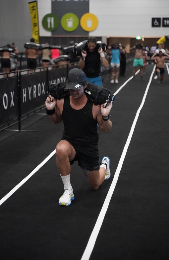 10000 athletes put their fitness to the test in a massive Hyrox competition this weekend (14-15 Dec) at Melbourne Exhibition and Convention Centre. Picture Valeriu Campan