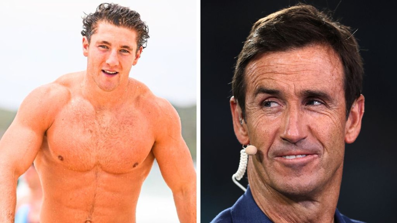 Andrew Johns loses it over NRL hunk