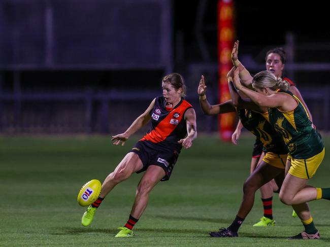 Defensive midfielder Caitlin Couch has had a massive season for Wests. Picture: AFLNT Media