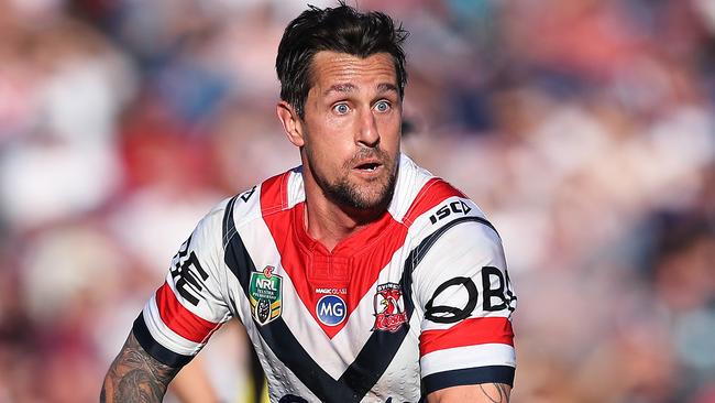 Mitchell Pearce’s future is still up in the air. Picture: Phil Hillyard