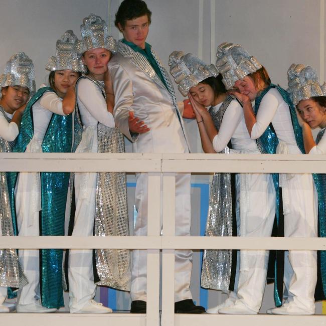 Somerset College senior students perform the musical Grease.