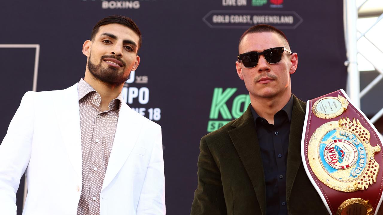 Tim Tszyu (right) will fight Carlos Ocampo on Sunday. (Photo by Chris Hyde/Getty Images)