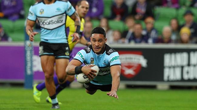 Holmes scored his 19th try of the season. Photo by Graham Denholm/Getty Images.