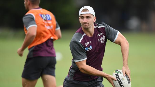 Lachlan Croker has found himself in the spotlight after Manly’s round one loss.
