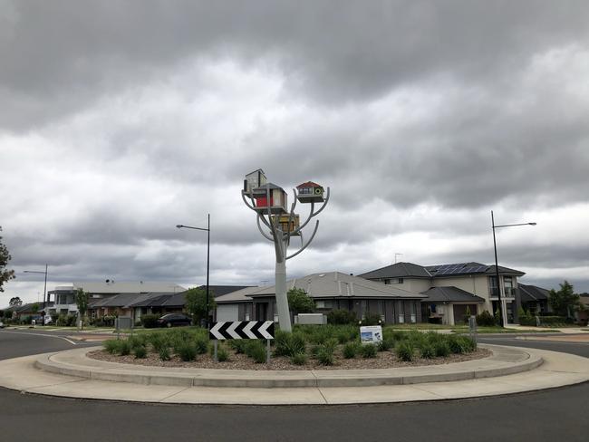 A unique roundabout in The Ponds. #SnapSydney 2018. Picture: Gary Hamilton-Irvine