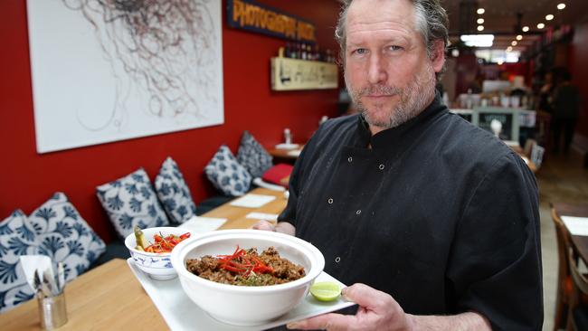 Yoda’s Brendan Brady with his beef rendang