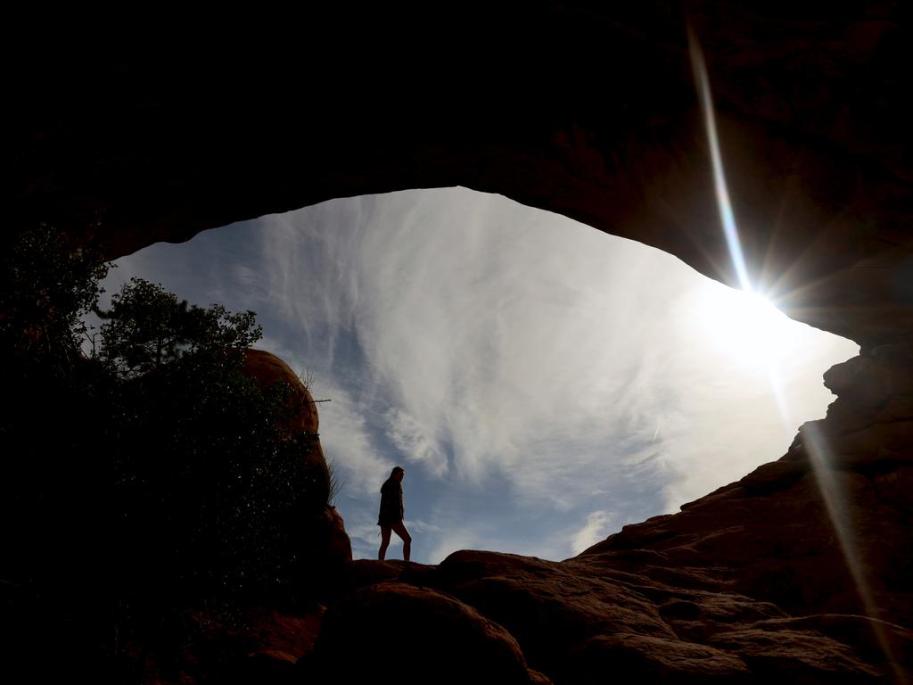 The Arches eye in the sky. Picture: Nicholas Eagar