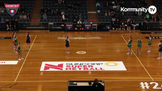 Replay: Netball SA Country Championships Day 3 - Western Border v Hills (17 and Under Div1 SF)