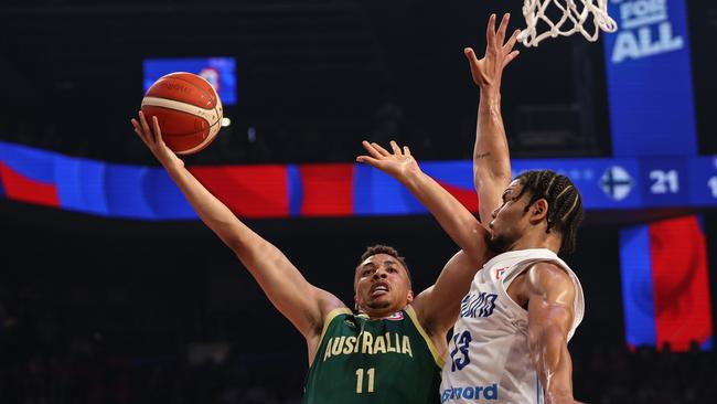 Dante Exum proved his value in the win. Picture: Takashi Aoyama/Getty Images