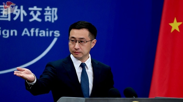 Chinese Foreign Ministry spokesman Lin Jian denied Ukraine’s claim that there are additional Chinese fighters in the conflict. Picture: Ministry of Foreign Affairs of the People’s Republic of China