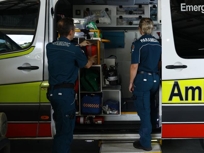 General, generic file photo of Queensland Ambulance Service advanced care paramedics responding to a medical emergency in Cairns. Picture: Brendan Radke