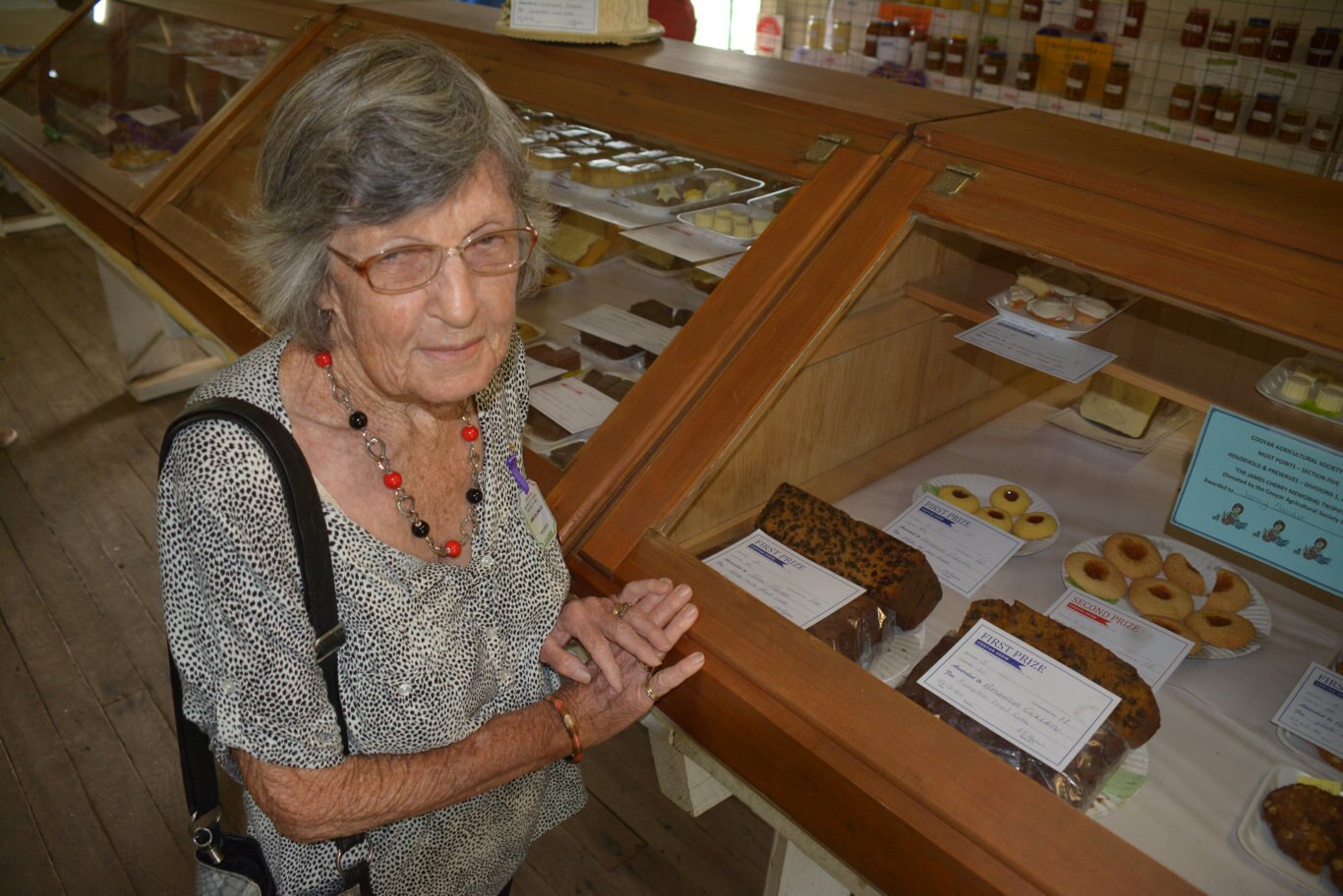 Joan Mead at the 71st annual Cooyar Show. Picture: Kate McCormack