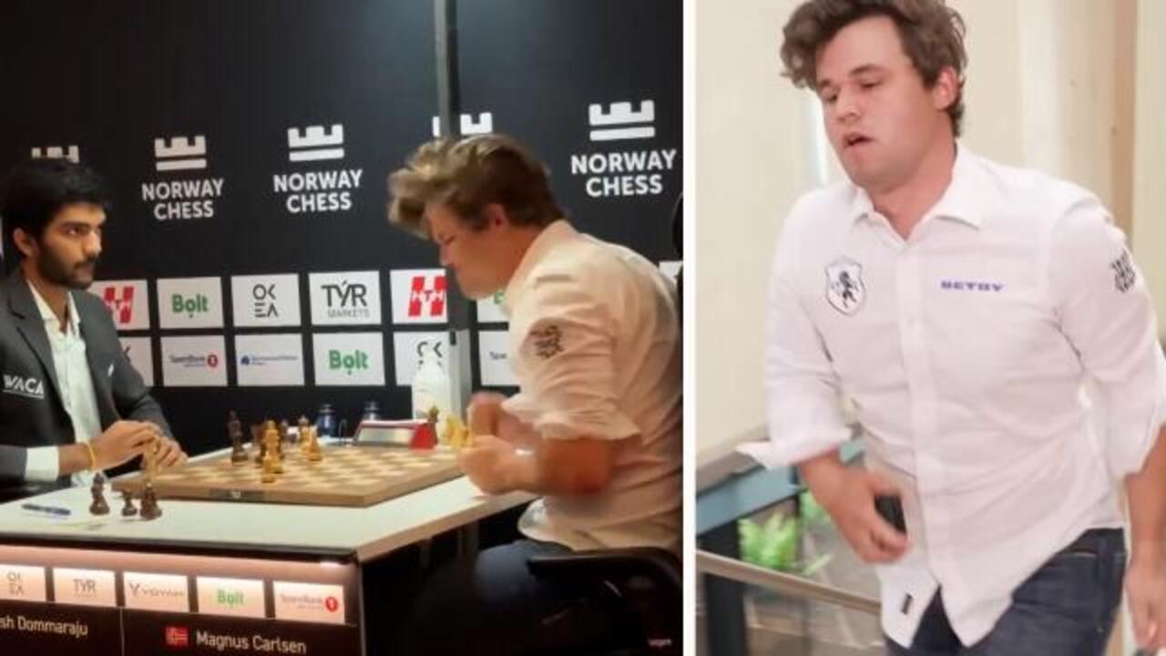 'OMG!!' Chess star loses it over loss