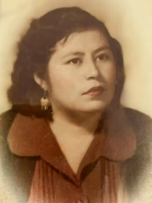 Aurora Sandoval in 1954 in Mexico.