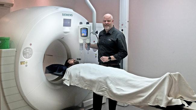 Clinic Manager at Qscan Radiology Hobart, Trent Barter. Qscan Hobart will now provide imaging with an advanced prostate cancer diagnostic known as Illuccix. Picture: Supplied