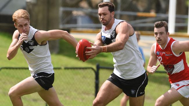 Southport Sharks and Redland could be doing battle against Victorian state league clubs next year. Picture: Steve Holland