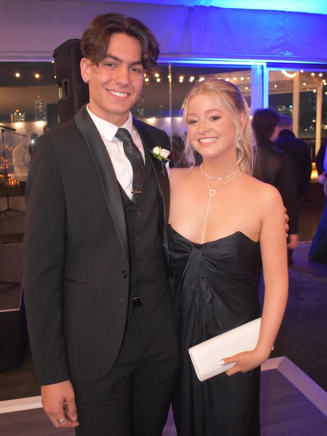 Rory Tolsher and Attila Bencsik at Queensland Academies Creative Industries formal.