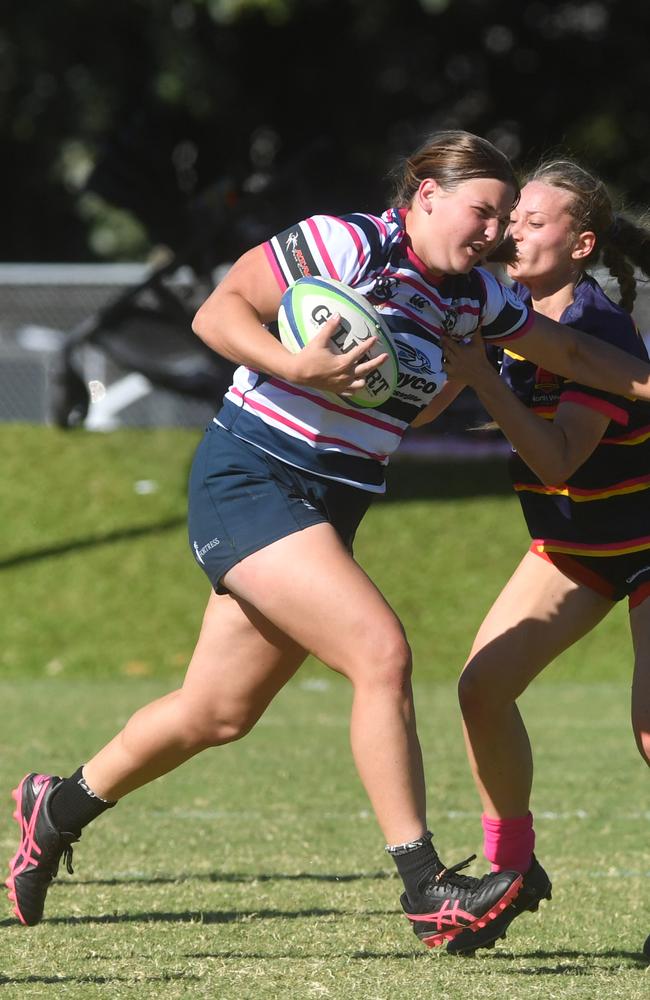 Women's rugby union game between North Ward and Brothers at Townsville Sports Reserve. Brothers Jenna Poole. Picture: Evan Morgan