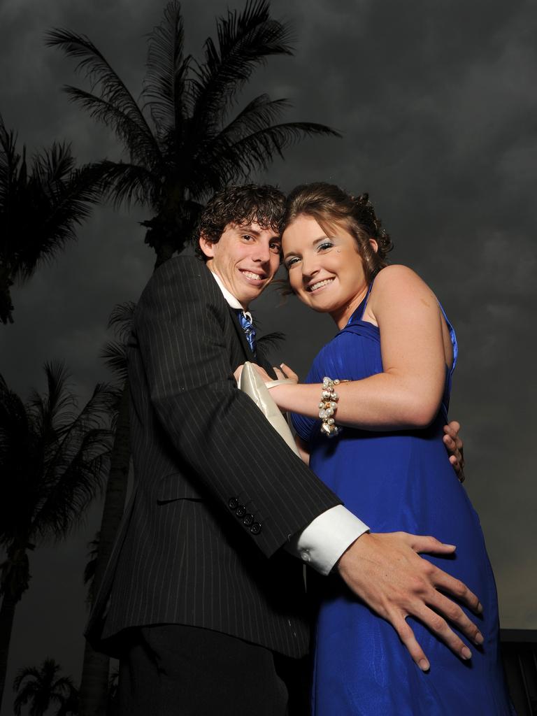 Matthew Hanna and Jessica Wilmot at the Palmerston High School 2010 formal at SkyCity Casino.