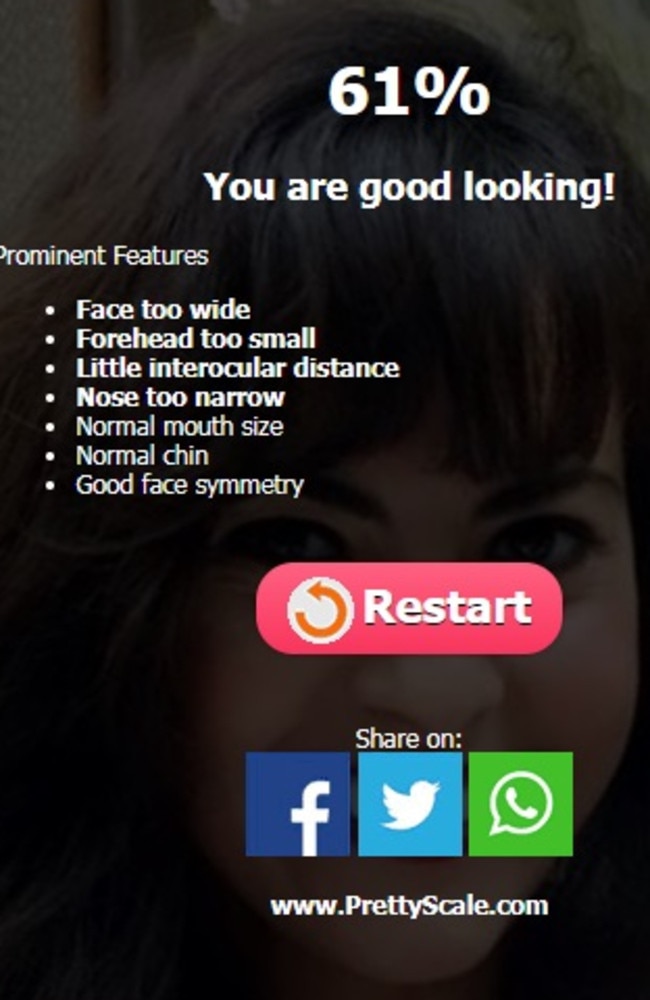 ‘Am I ugly’: Pretty Scale website brutally rates women’s appearances