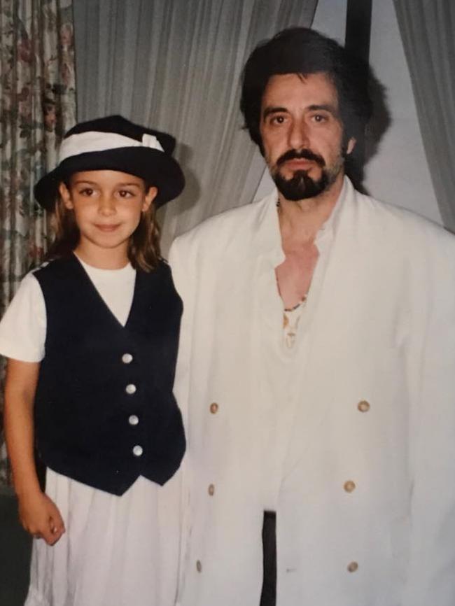 Lola and Al Pacino. Picture: Instagram