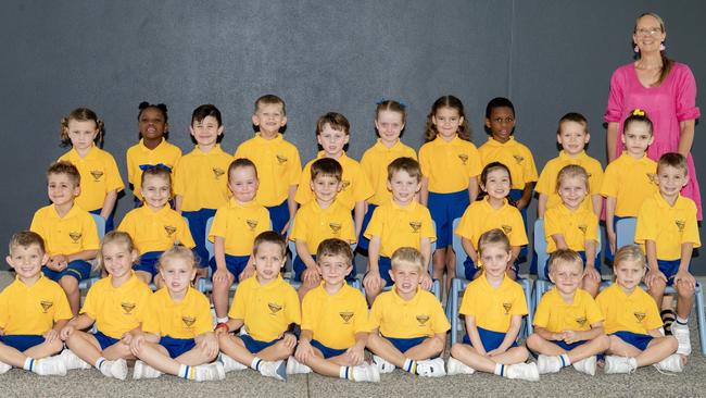 Emmanuel Catholic Primary School Prep G Back row: Rosalie, Gabriella, Mack, Miller, Ellis, Isabella, Blaire, Prince-Jason, Chet Middle row: Nash, Giselle, Ellie, Madden, Hugh, Dana, Indi, Leyton Front row: Jack, Kaitlyn, Ellenie, Koen, Jaeger, Zander, Emelia, Eden, Cooper, Madison Teacher Mrs Grima Picture: Michaela Harlow.