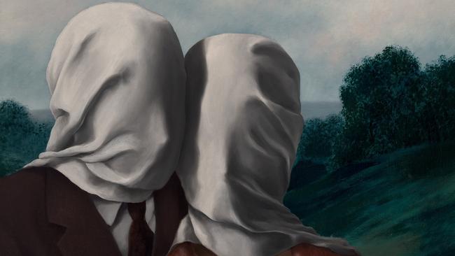 Magritte’s The lovers (Les amants) 1928, is part of a substantial exhibition of the artist’s work at the Art Gallery of NSW.