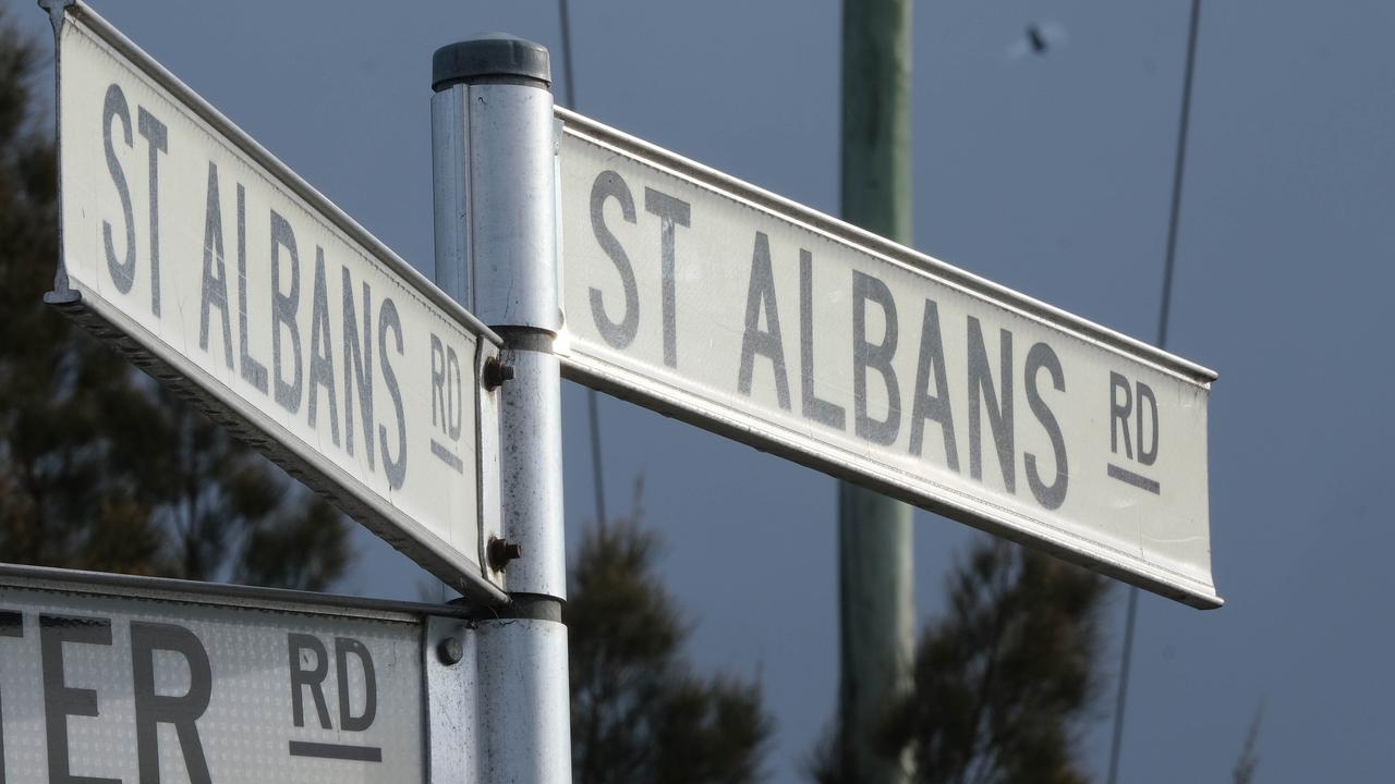 A man’s body was found near St Alban’s Rd. Picture: Mark Wilson