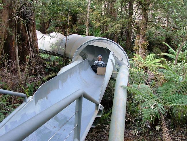 110m slide at Dismal Swamp, Tasmania./Tasmania