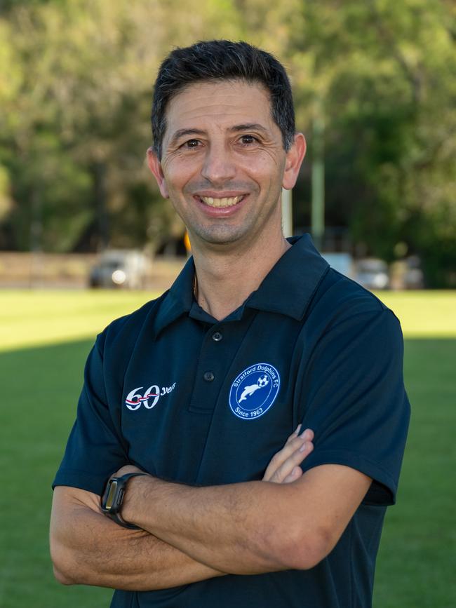 Stratford Dolphins Opens Coach Pasco Rogato at Nick Brko Oval in Stratford. Picture: Emily Barker.