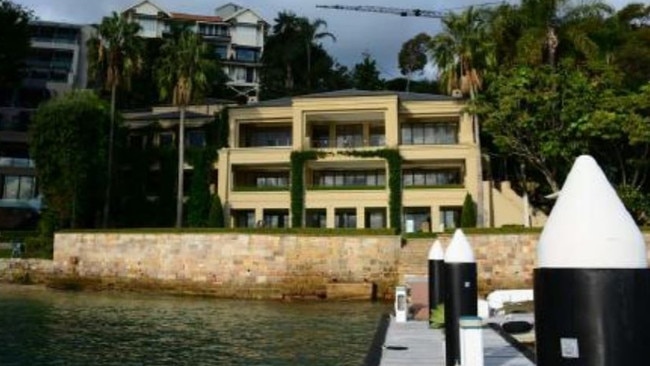 The trophy home at 3 Wingadal Place, Point Piper, will undergo renovations if plans are improved.