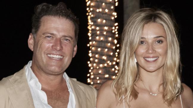 Karl Stefanovic and his new wife, Jasmine Yarbrough.