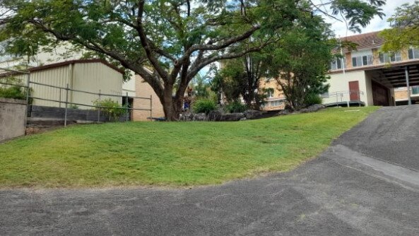 The "dangerous" driveway had become a safety hazard to students.