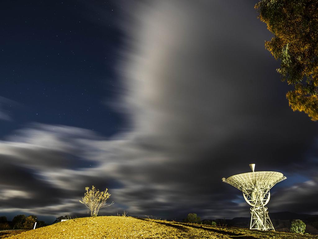 The Honeysuckle Creek 26m dish (now relocated and decommissioned to the Canberra Deep Space Communications Complex (Tidbinbilla). The Honeysuckle Creek was the station which received and relayed to the world the first televised footage of astronaut Neil Armstrong setting foot on the Moon on 21 July 1969. Picture Gary Ramage