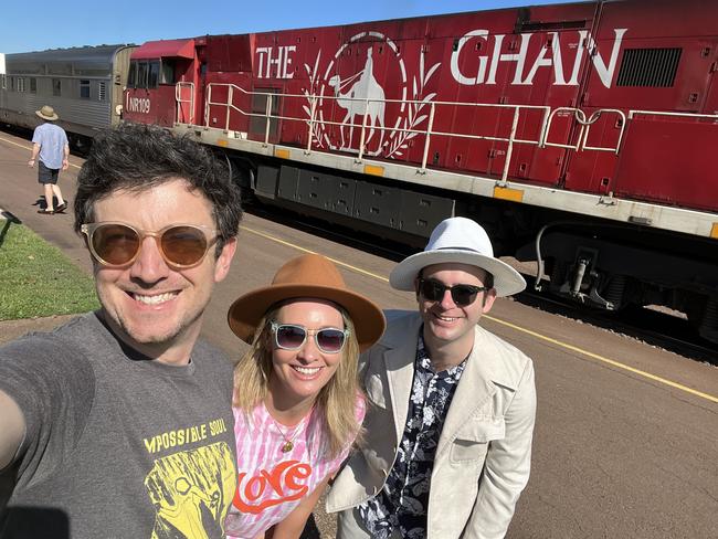 the ghan train journey and simone