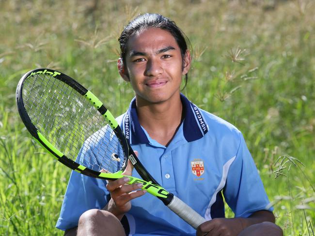 Andre is a student from Cecil Hills High School and a star tennis player. He is this week's Local Sports Star nominee. Pics Ian Svegovic