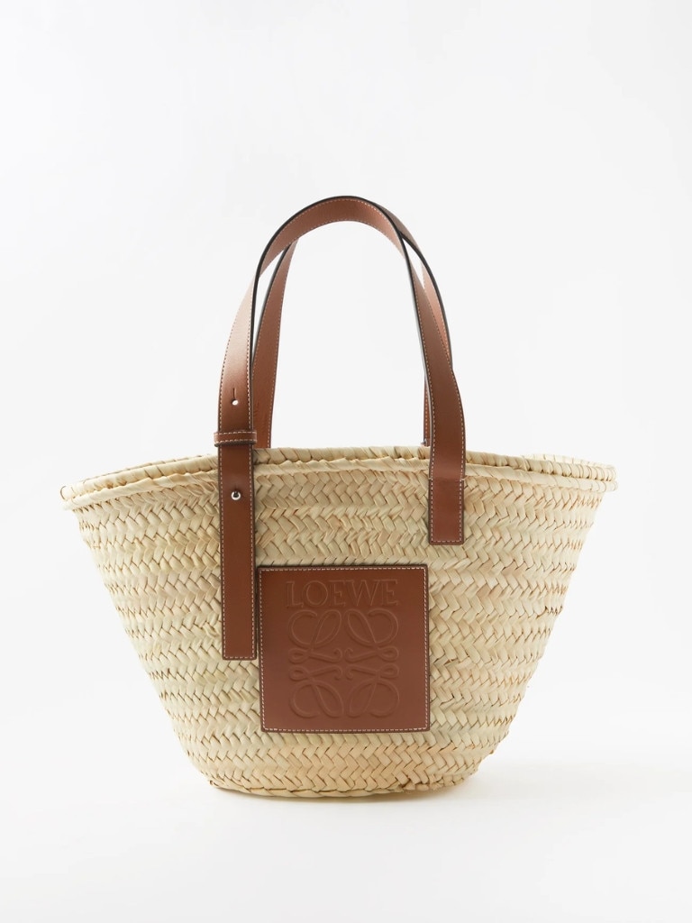 LOEWE Leather-trimmed Basket Bag. Picture: Supplied.