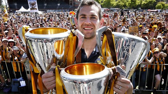 Would Luke Hodge have all those premiership cups if he landed at Fremantle? Picture: Michael Klein