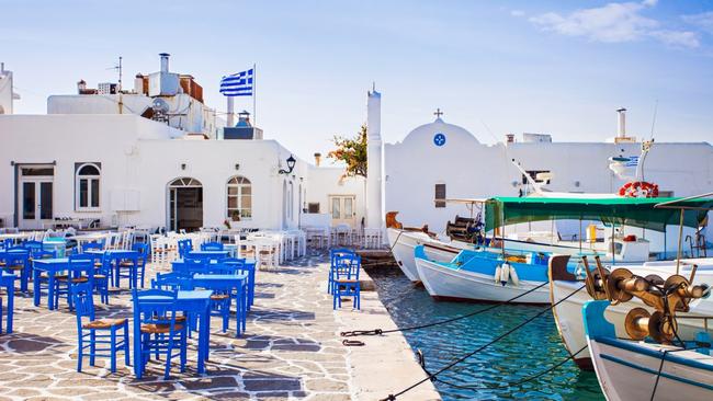 The Greek island of Paros is a more affordable alternative to Santorini.